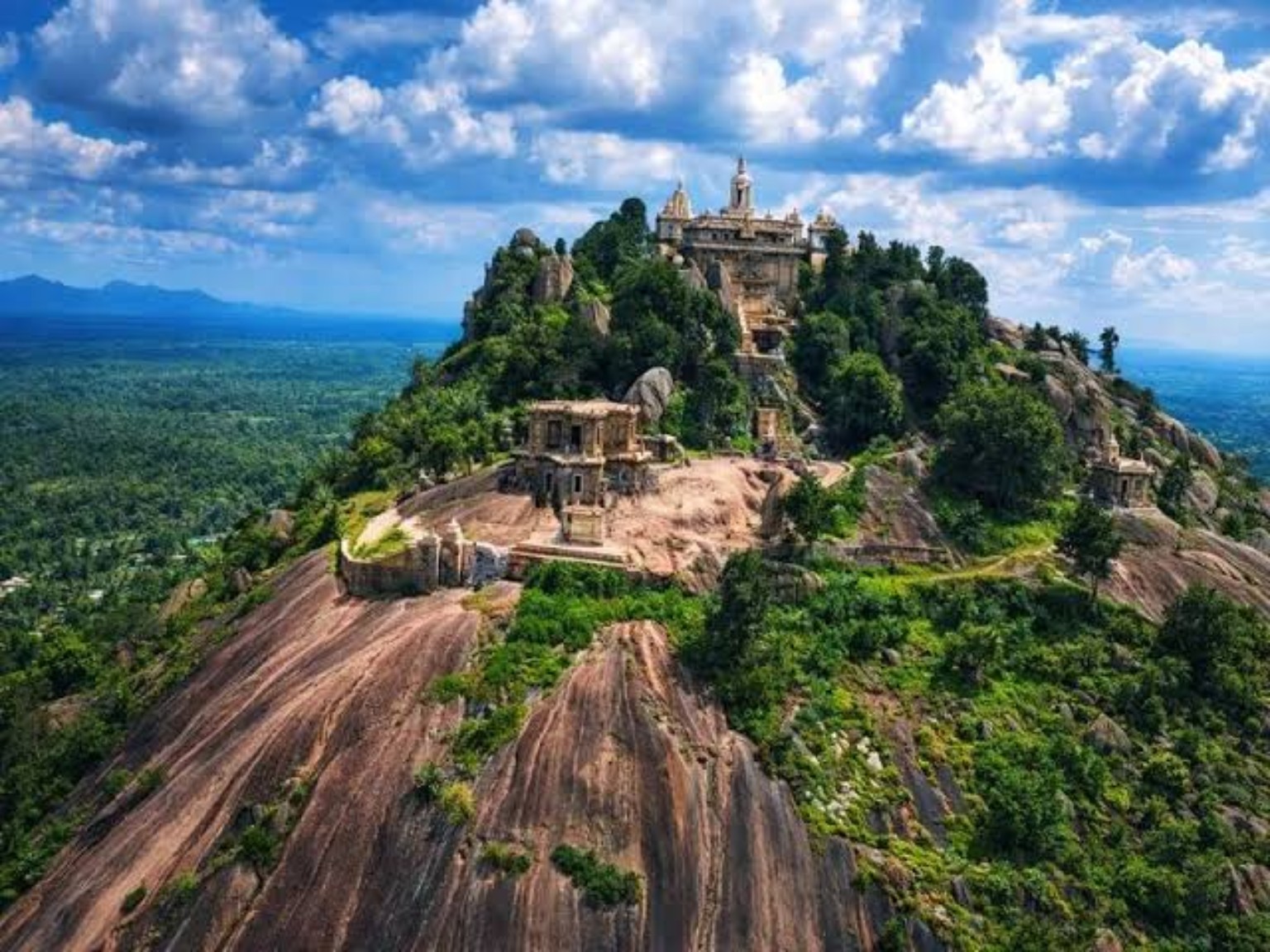 Hilltop Temple View